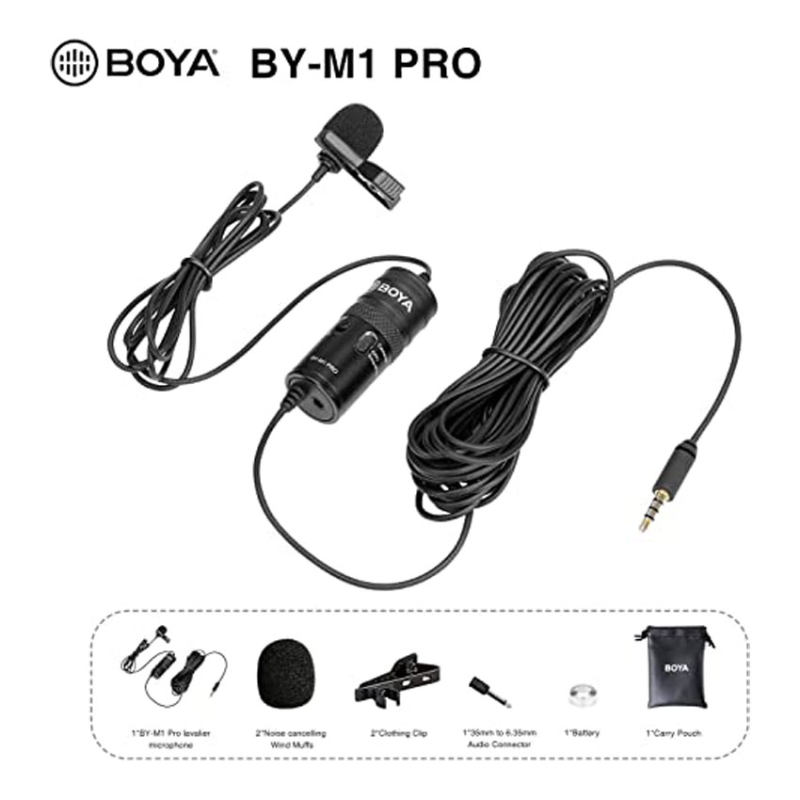 تصویر میکروفن سیمی BOYA M1 Pro